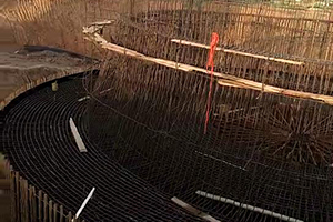 三亚砼烟囱新建施工现场